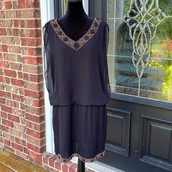 Slfolga Sl Slim Ankle Dress Black